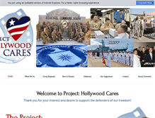 Tablet Screenshot of projecthollywoodcares.org